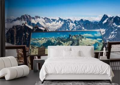 Aiguille du Midi mountain, Chamonix Wall mural