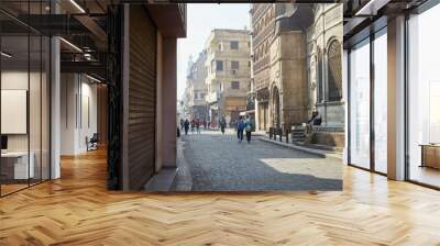 Old Cairo's al-Muizz street is home to the country's most important Islamic architecture Wall mural