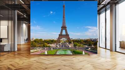 eiffel tower in paris Wall mural