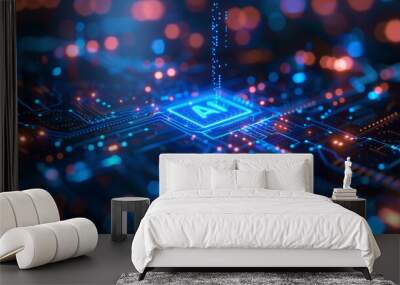 artificial intelligence technology Wall mural