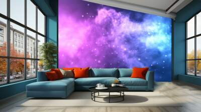 Gorgeous cosmic wallpaper with an outer space theme. Wall mural