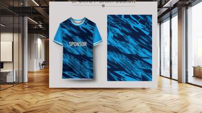 Sports jersey and background Design Wall mural