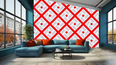 chicago flag pattern. abstract background. vector illustration Wall mural