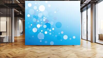 abstract background with bubbles Wall mural