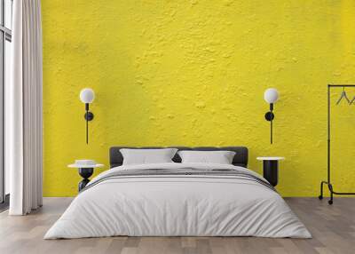 close up of yellow grunge wall texture Wall mural