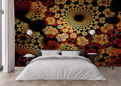 Spherical fractal artwork Wall mural