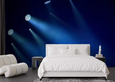 Colorful stage lights Wall mural