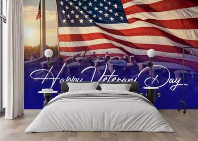 Veterans Day Celebration Wall mural