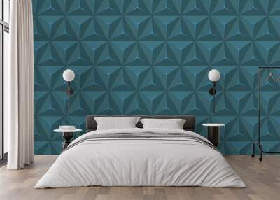 geometric pattern design circle square triangle polygon hexagon seamless pattern Wall mural