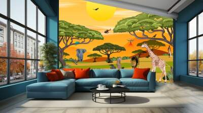 Kenya savanna #1 Wall mural