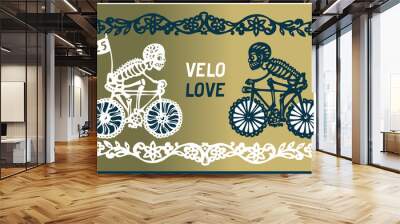 velo love Wall mural