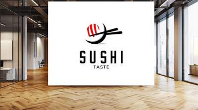 vektor ilustrasi logo sushi resto Wall mural