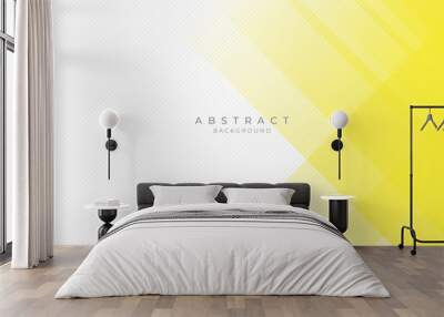 Abstract background yellow white for presentation design, banner, modern corporate concept. Wall mural