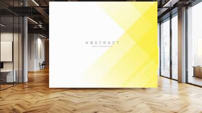 Abstract background yellow white for presentation design, banner, modern corporate concept. Wall mural