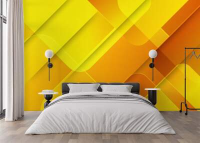 Abstract colorful orange background Wall mural