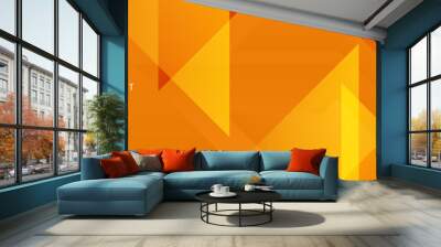 Abstract orange and light gray shape modern soft luxury texture with smooth and clean vector subtle background. Wall mural