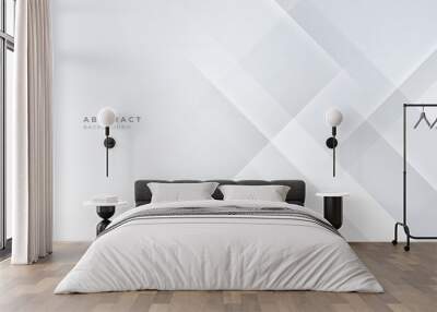 Abstract white background Wall mural