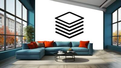 Layer Icon Simple Vector Perfect Illustration. Wall mural