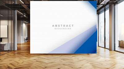 Blue abstract background for presentation design. Suit for business and corporate Wall mural