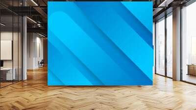 blue abstract background Wall mural