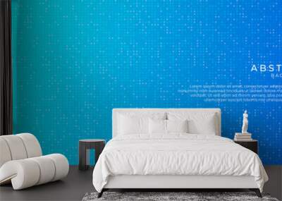 Blue abstract banner design vector illustration background with modern texture and light gradient Wall mural