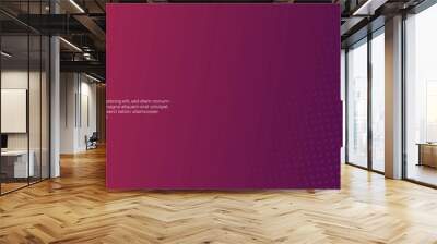 Modern shiny glossy reddish pink purple orange abstract banner background Wall mural