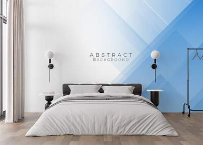 Modern Simple Blue Grey Abstract Background Presentation Design for Corporate Business and Institution. Wall mural