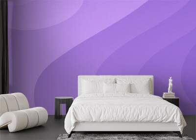 Vector abstract graphic design banner pattern background template. Purple violet abstract banner background Wall mural