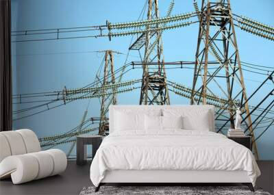 high voltage transmission lines Wall mural