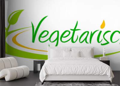 Vegetarisch - 2 Wall mural