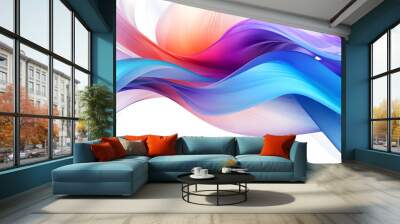 abstract silk wave background Wall mural