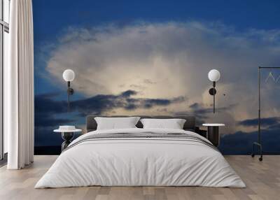 Cloud Contrast Wall mural