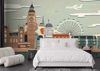 London, UK Wall mural