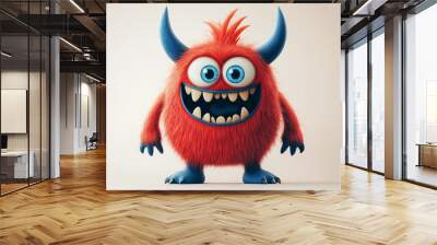 portrait of a funny monster Wall mural