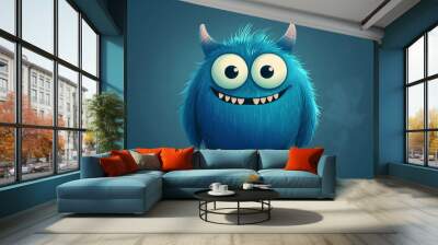 portrait of a funny monster Wall mural