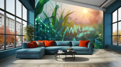 data driven agriculture Wall mural