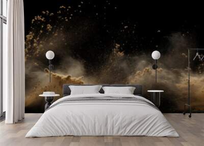 flying dust Wall mural