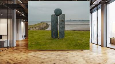 Terschelling island in the Wadden Sea - Holland or the Netherlands Wall mural