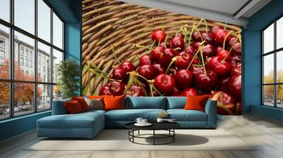 Ripe NZ Cherries Wall mural