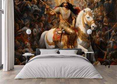 hindu warrior style  Wall mural