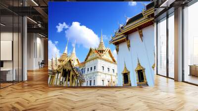 Palace Wat Phra Kaew. Wall mural