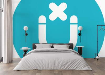 Attrition Icon Wall mural