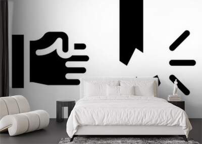 Breakthrough icon vector image. Can be used for Digital Disruption. Wall mural