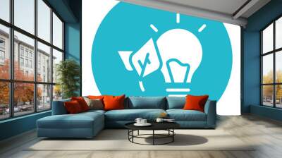 Eco Innovation icon vector image. Can be used for Eco Development. Wall mural