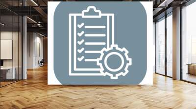 Technical Specifications icon vector image. Can be used for Engineer in Mechanics. Wall mural