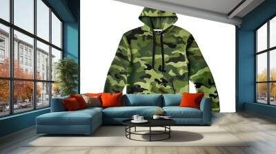  High-quality hoodie t-shirt on a transparent background Wall mural