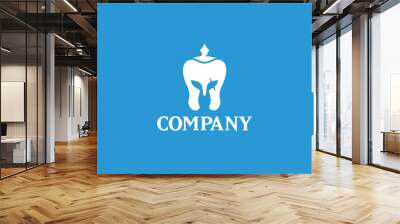 Tooth Logo Design - Dentist Logo Design Template	 Wall mural