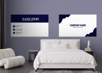 Art & Illustration simple clean business card design Wall mural