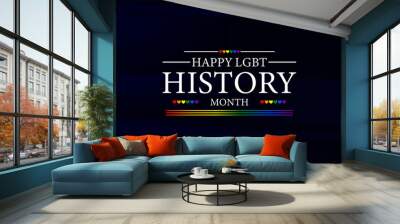 Embracing Inclusive Histories LGBT History Month Wall mural