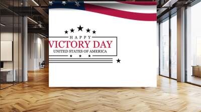 USA Unites in Joy Victory Day Celebrations Wall mural